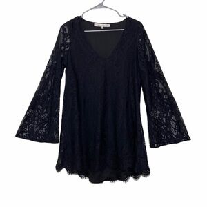 LOVERS & Friends Holly Bell Sleeve Night Out Dress